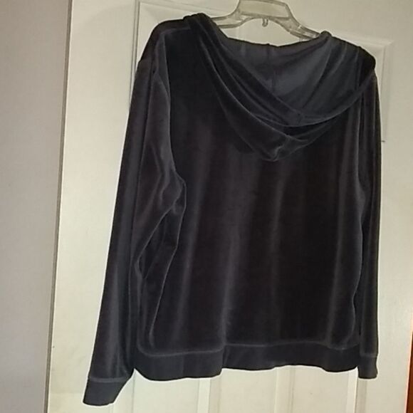 New York & Company Hoodie Women's XXL Pockets Zip Cotton Soft Stretchy Cozy - Picture 3 of 12